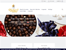 Tablet Screenshot of charbonnelchocolates.com